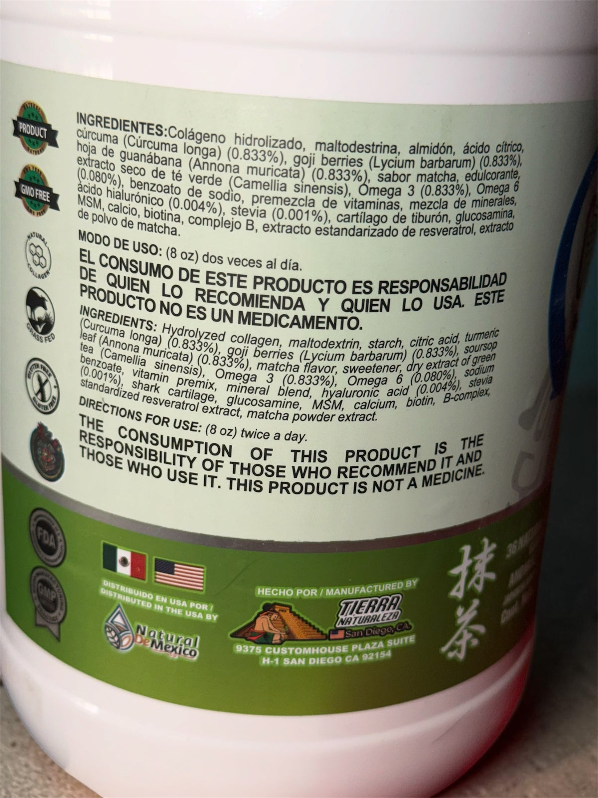 Matcha Collagen Drink Powder