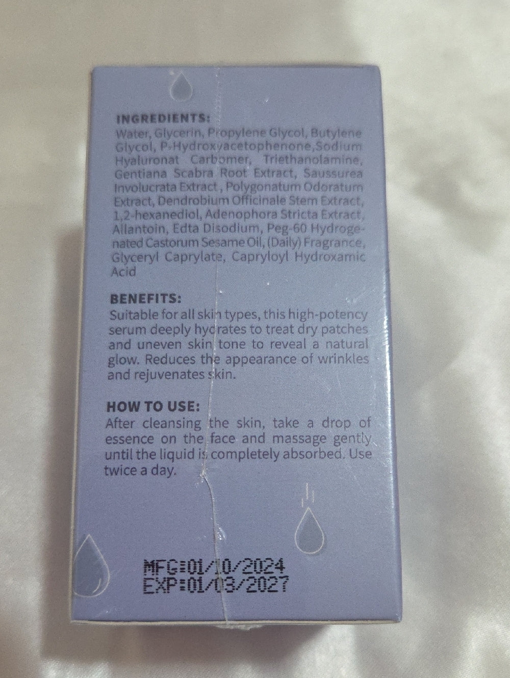 Beauty Mechanics Hyaluronic Acid Serum 30ml Hydrating Plumping Fast Absorbing