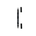 Lunes Duo 2 in 1 Liquid Waterproof Black Fine Tip Felt Tip Eyeliner Pen